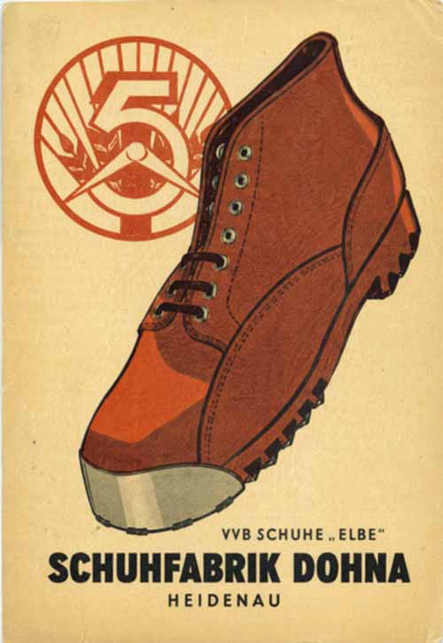 Sicherheitsschuh-Kompetenz in den VEB-Jahren