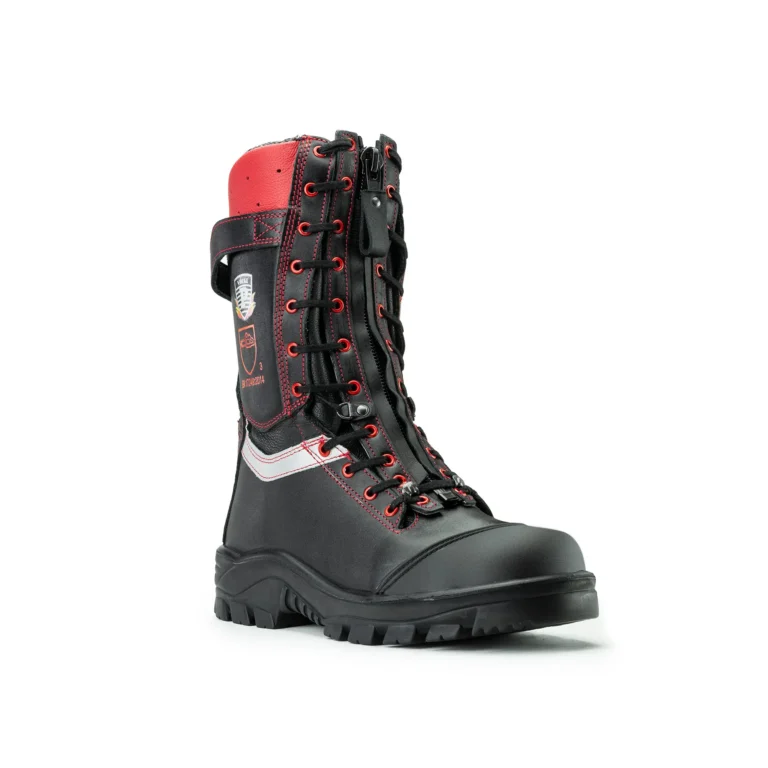VÖLKL One CS Einsatzschuhe für die Feuerwehr – robuster schwarzer Stiefel mit hoher Qualität und Tragekomfort